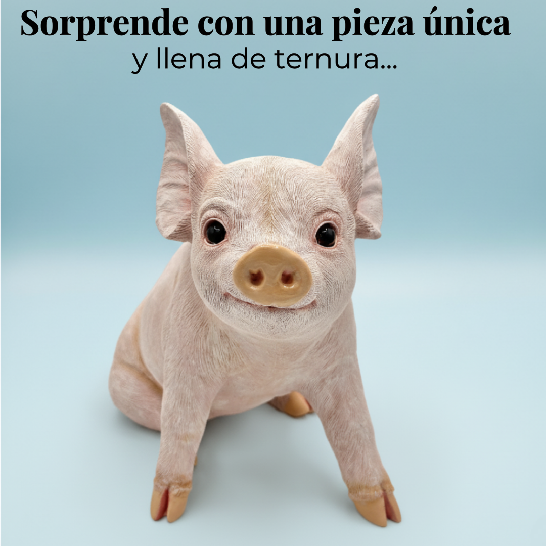 Escultura Cerdito