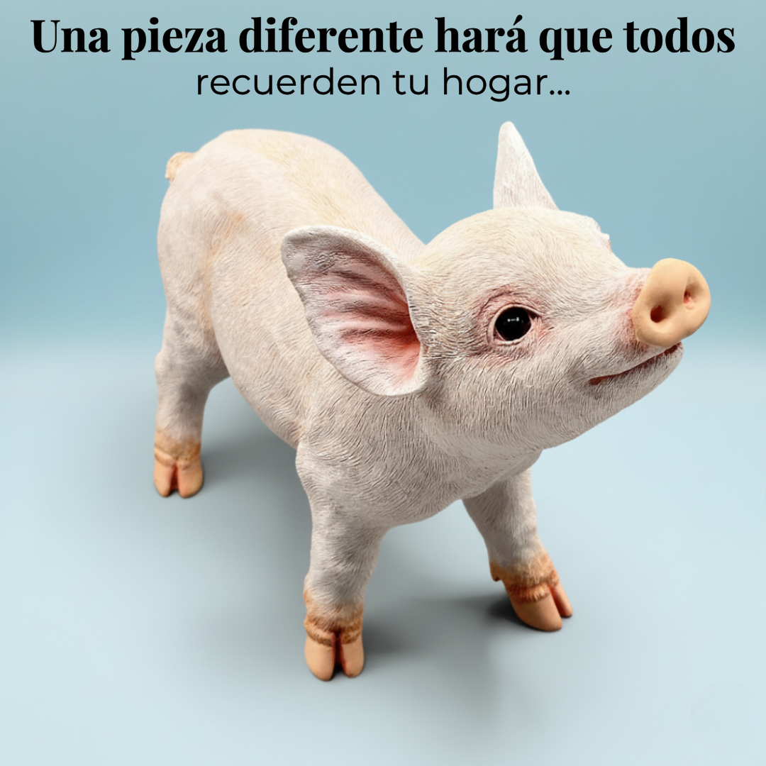 Escultura Cerdito
