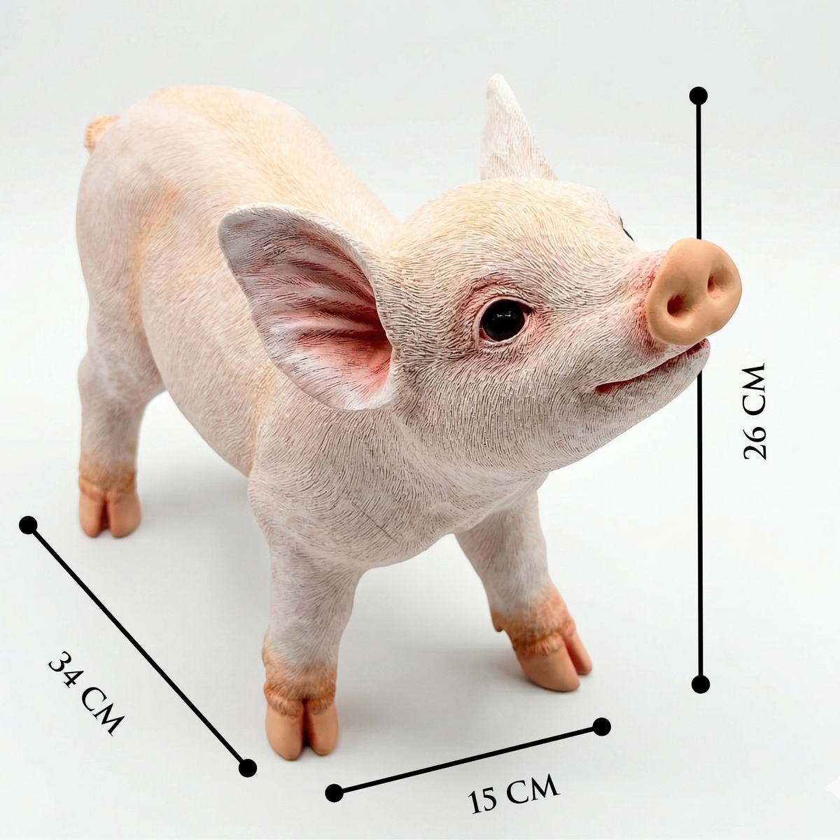 Cerdito Realista - La pieza que roba miradas. 2