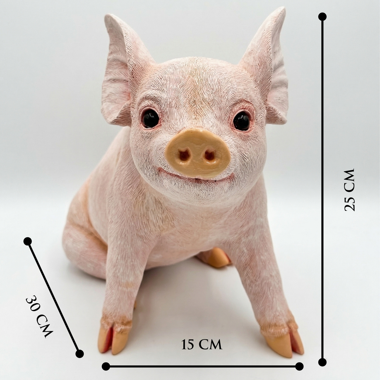 Cerdito Realista - La pieza que roba miradas.