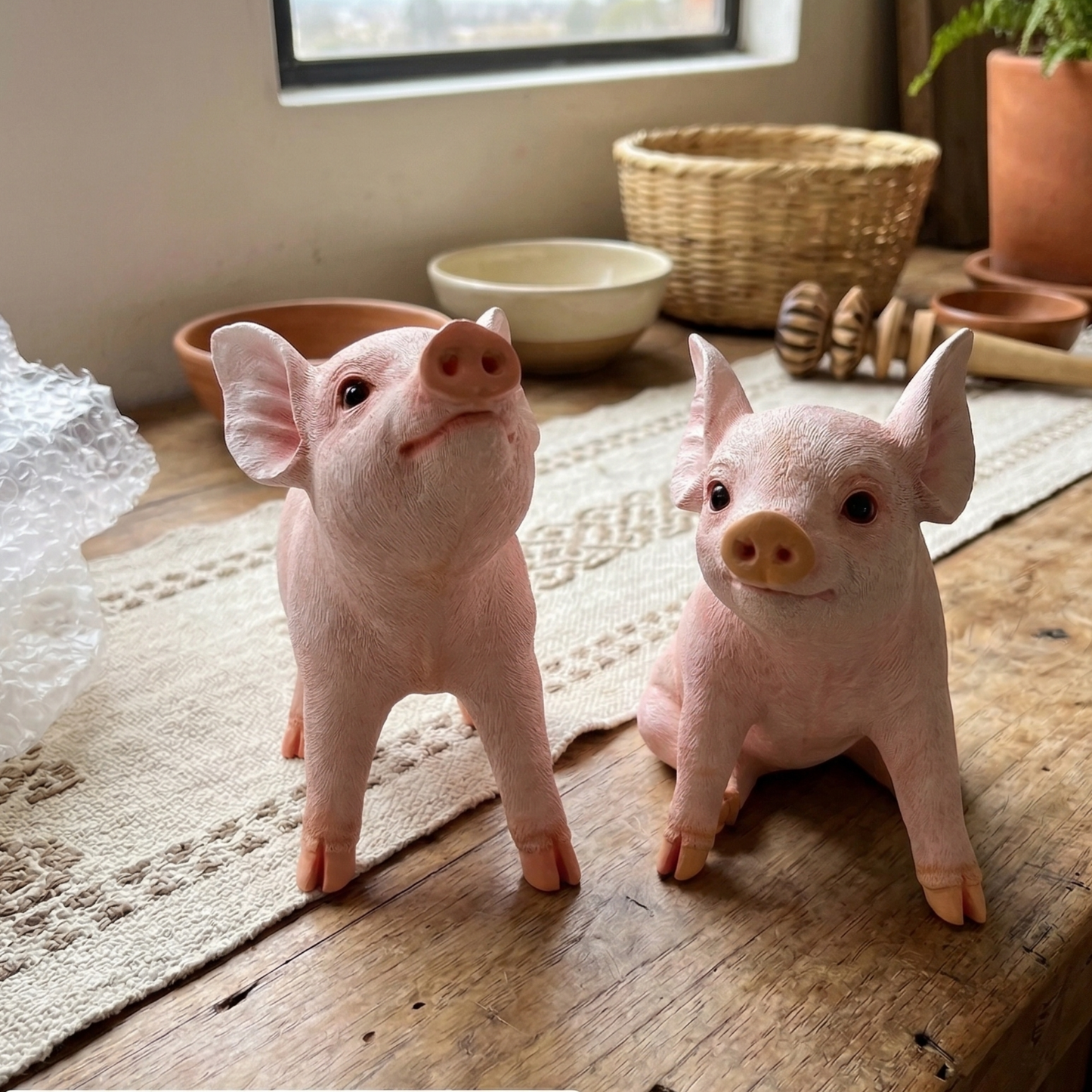 Cerdito Realista - La pieza que roba miradas.