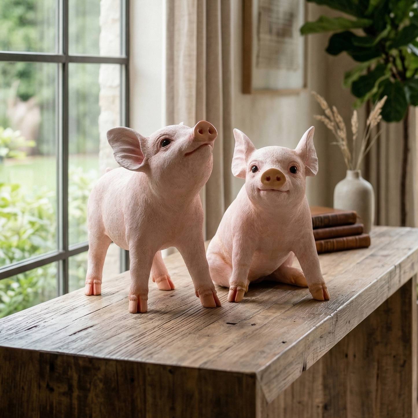 Cerdito Realista - La pieza que roba miradas.