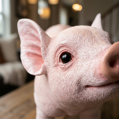 Cerdito Realista - La pieza que roba miradas.