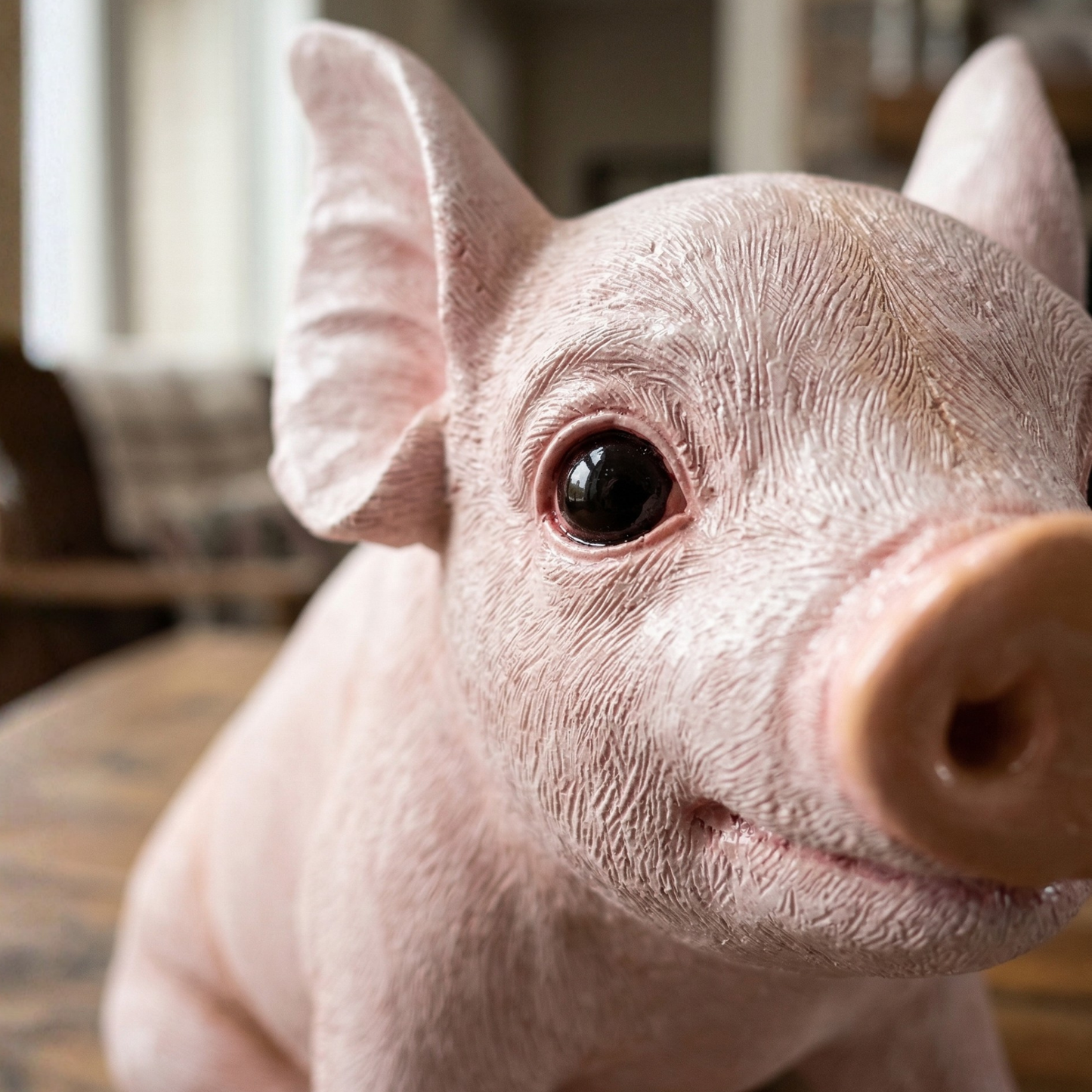 Cerdito Realista - La pieza que roba miradas.