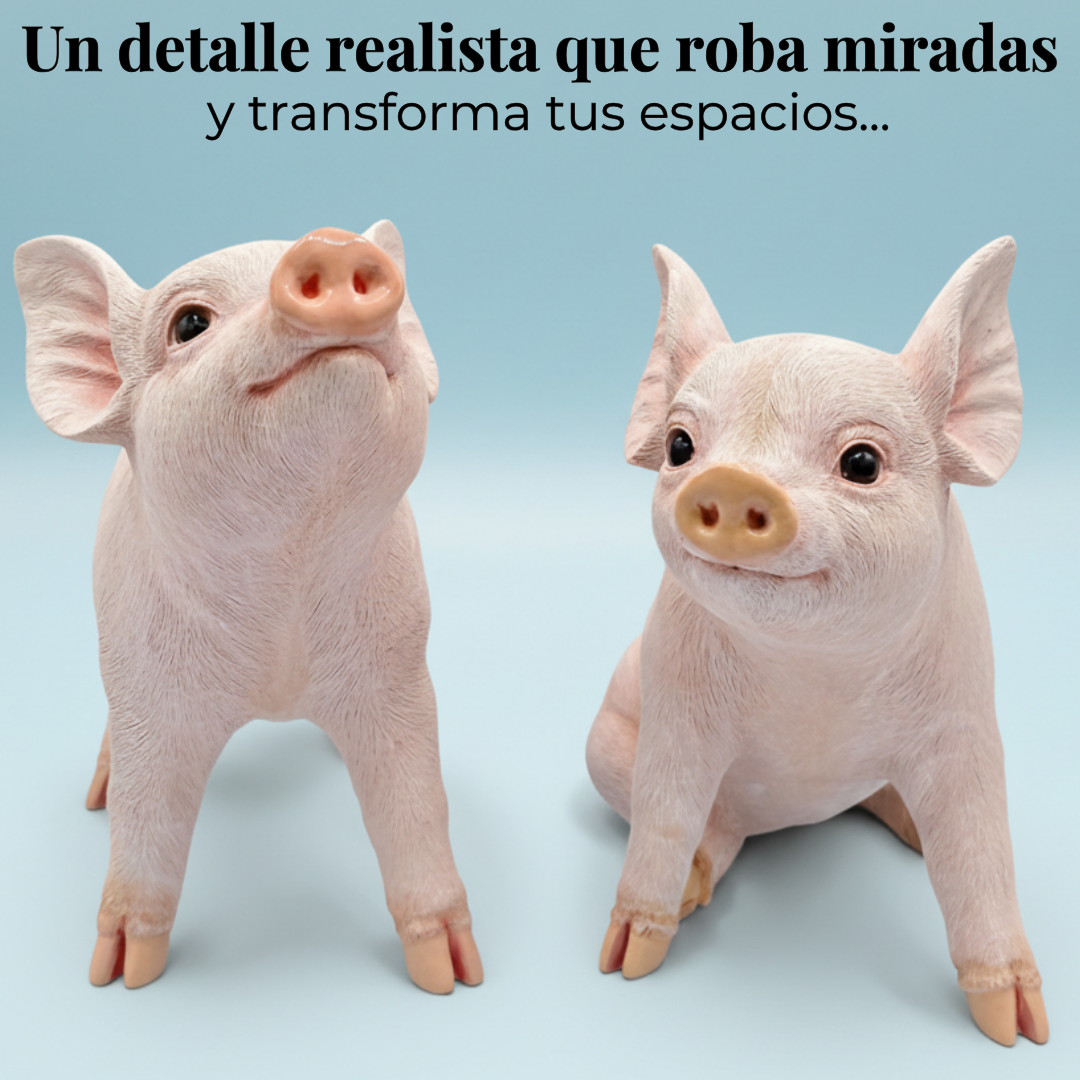 Escultura Cerdito
